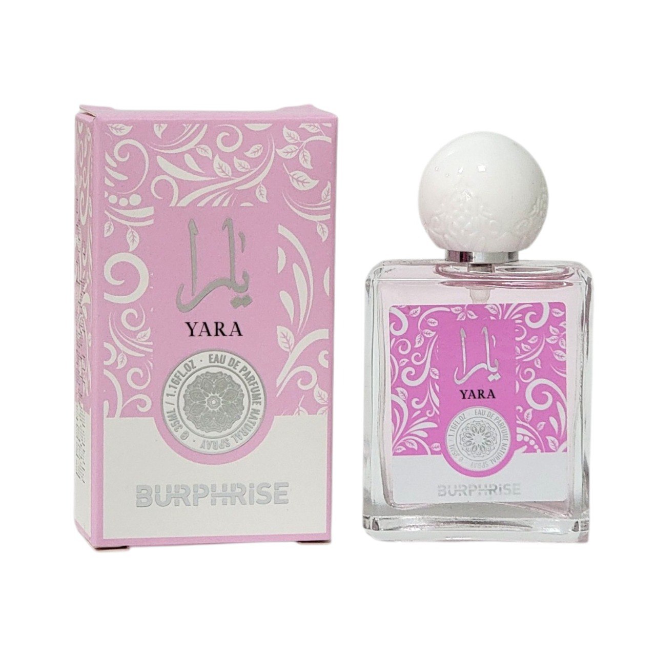 BURPHRISE MINI PERFUME HABIT PINK YARA (M) 35ML (AROMA SIMILAR A LATTAFA YARA)