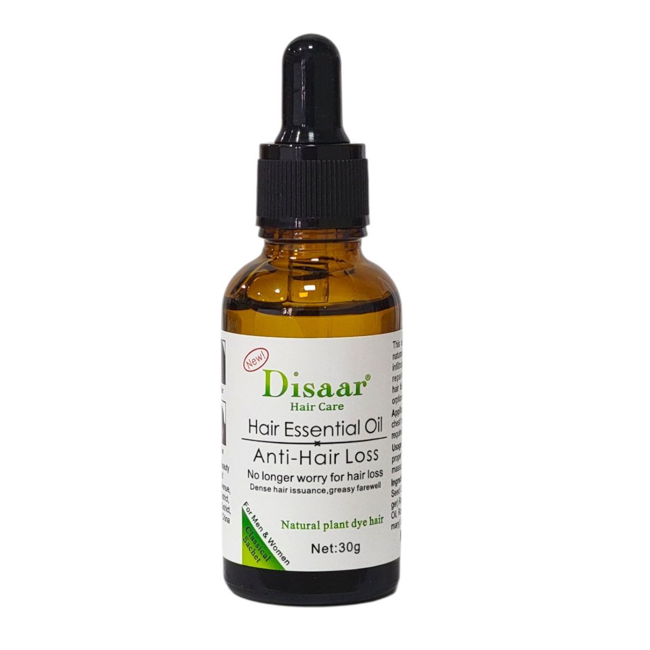 ACEITE PARA EL CABELLO FORTAALECEDOR ANTICAIDA ACTIVADOR FOLICULAR DISAAR 30G