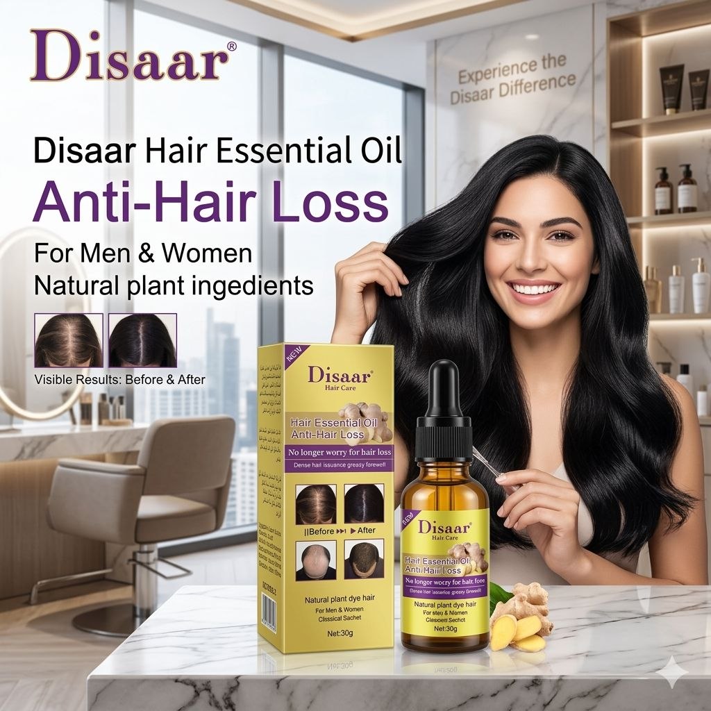 ACEITE PARA EL CABELLO ANTICAIDA ESTIMULANTE DE CRECIMIENTO DISAAR 30G