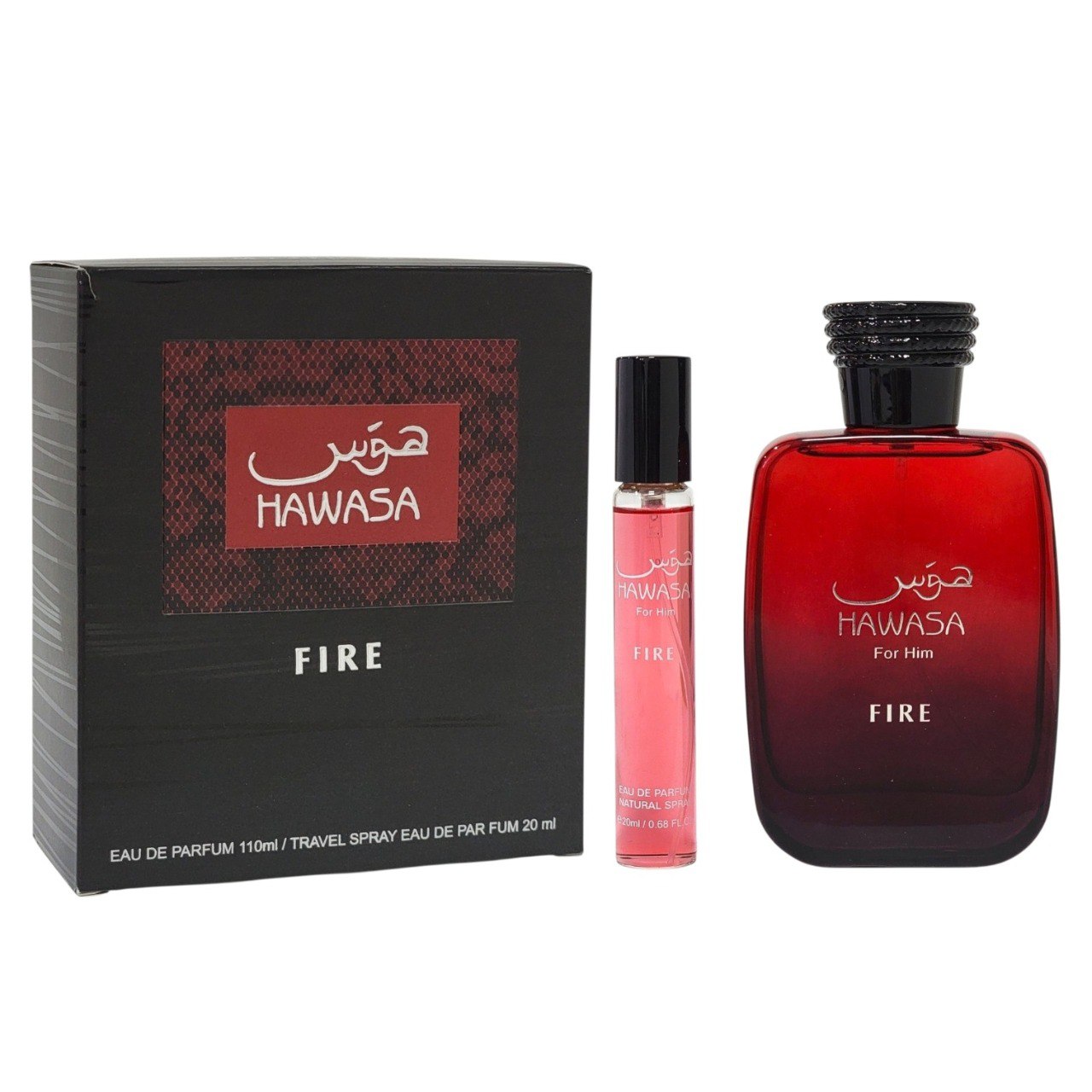 SET MYSTICAL HAWASA FIRE EDP 2PCS (H) (AROMA SIMILAR A HAWAS FIRE)