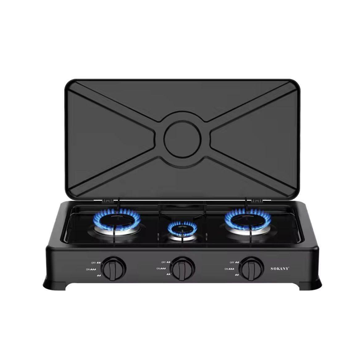 MAQUINA ESTUFA DE GAS PORTATIL DE ACERO INOXIDABLE SK-07003 SOKANY