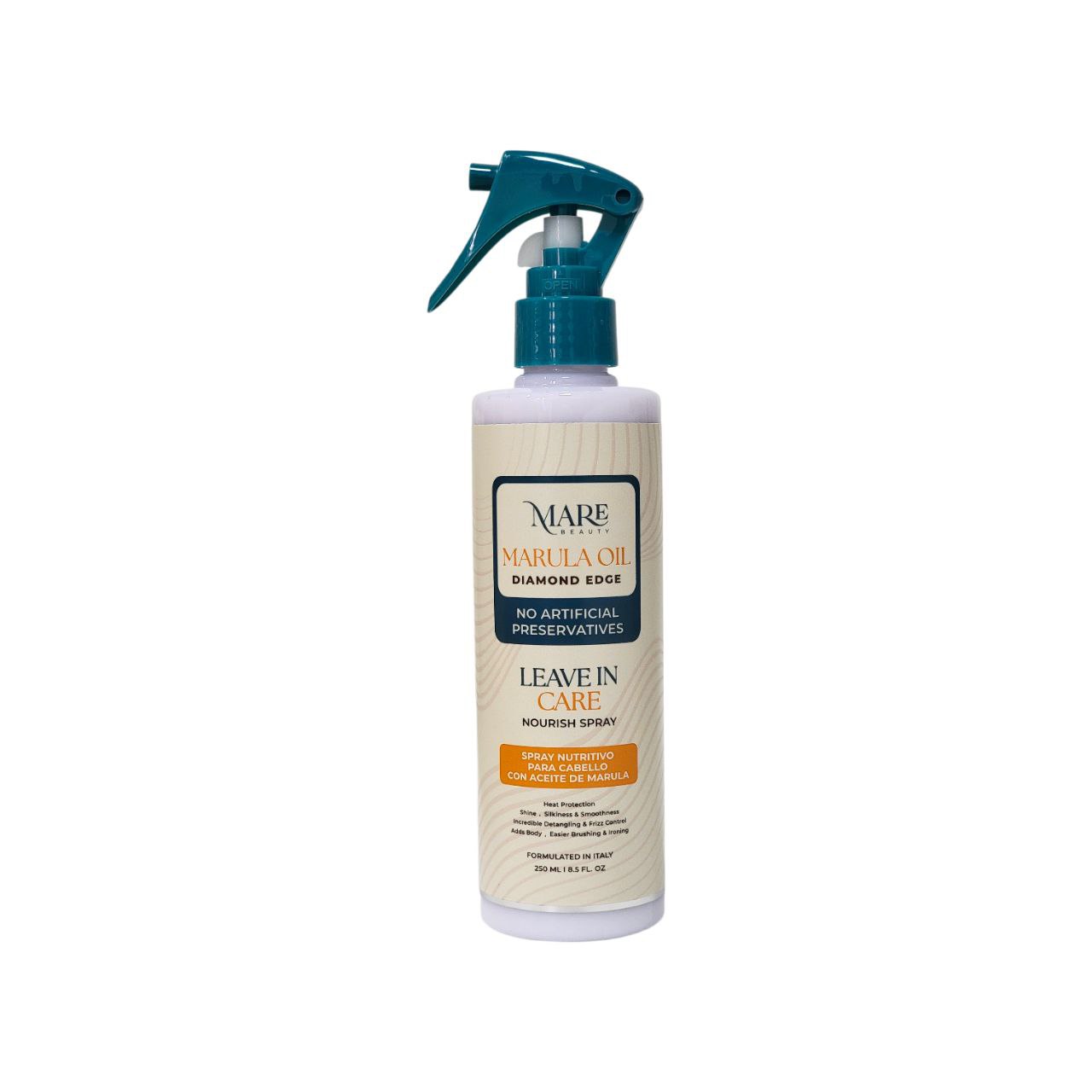 SPRAY PARA EL CABELLO NUTRITIVO CON ACEITE DE MARULA MARE BEAUTY 250ML