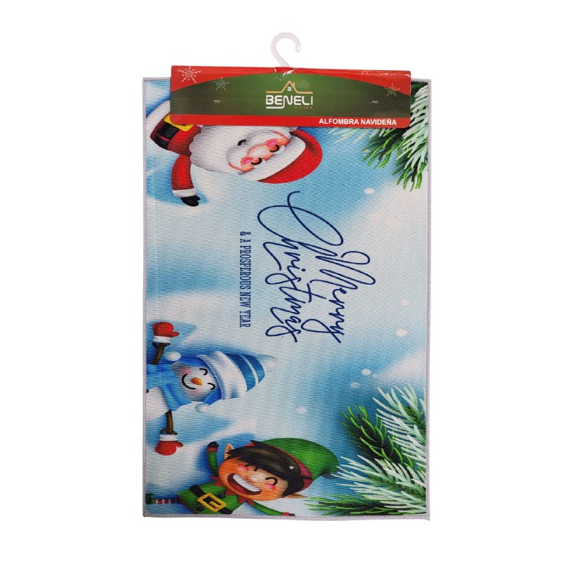 ALFOMBRAS DECORATIVAS NAVIDEÑAS PARA PISO ELEGANTES Y FESTIVAS 40X60CM, CREAN UNA ATMOSFERA MAGICA EN TU ENTRADA, COCINA O PASILLO BENELI HOME 8 ESTILOS