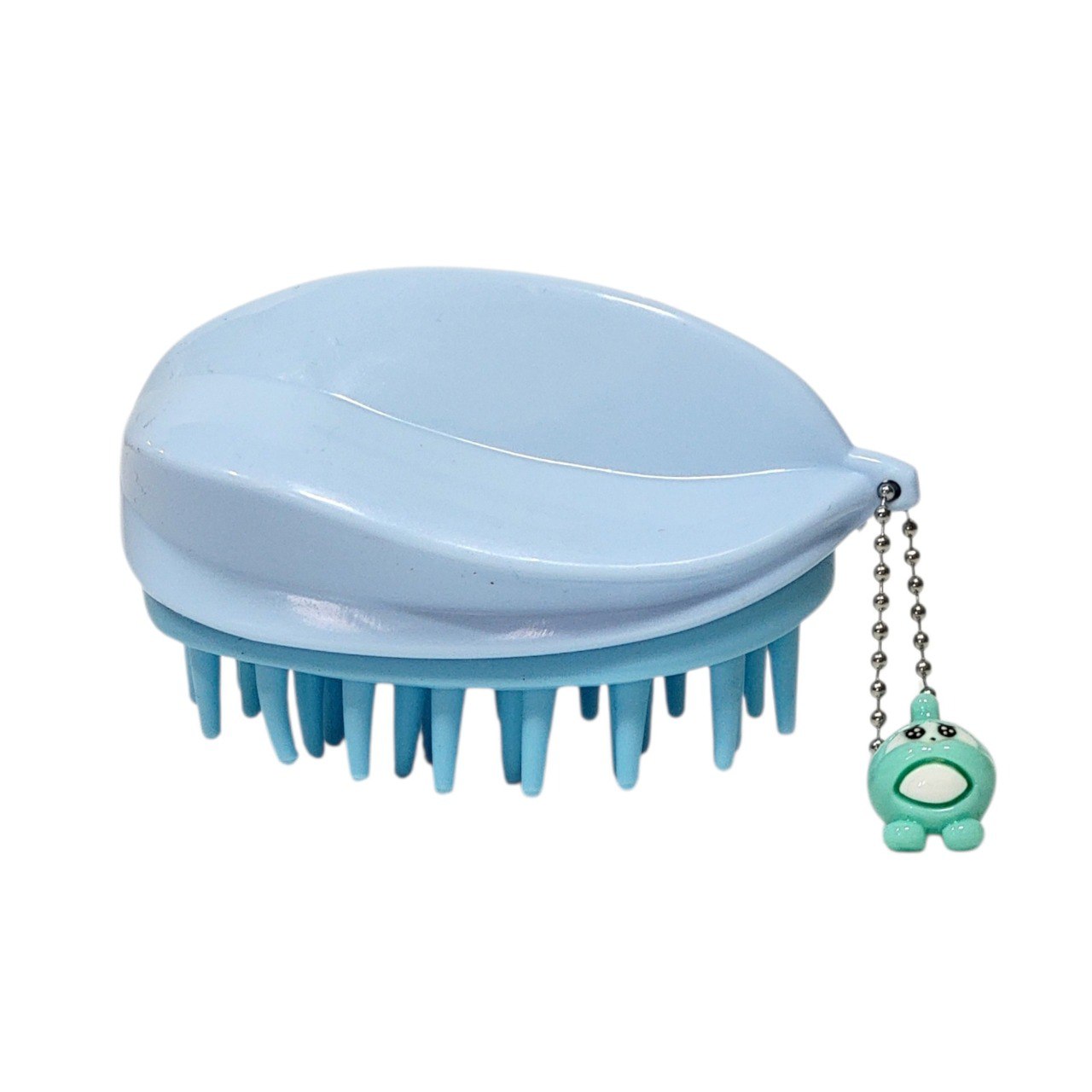 CEPILLO PARA EL CABELLO MASAJEADOR DE SILICONA 5X10CM