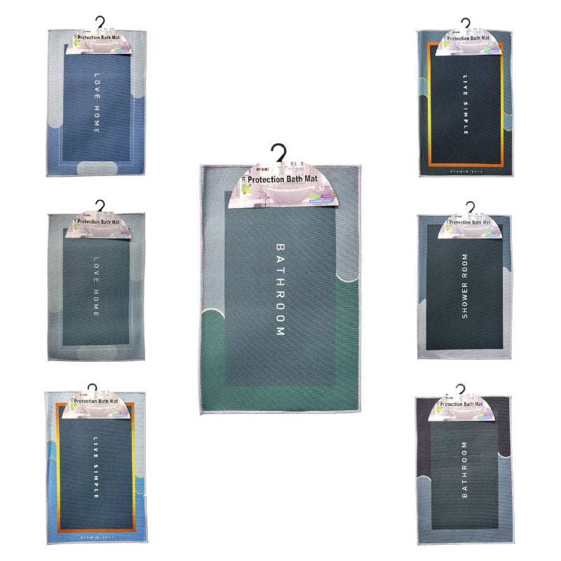 ALFOMBRA DE BAÑO ANTIDESLIZANTE MY HOME 39X49CM