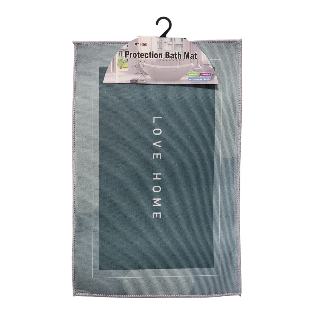 ALFOMBRA DE BAÑO ANTIDESLIZANTE MY HOME 39X49CM