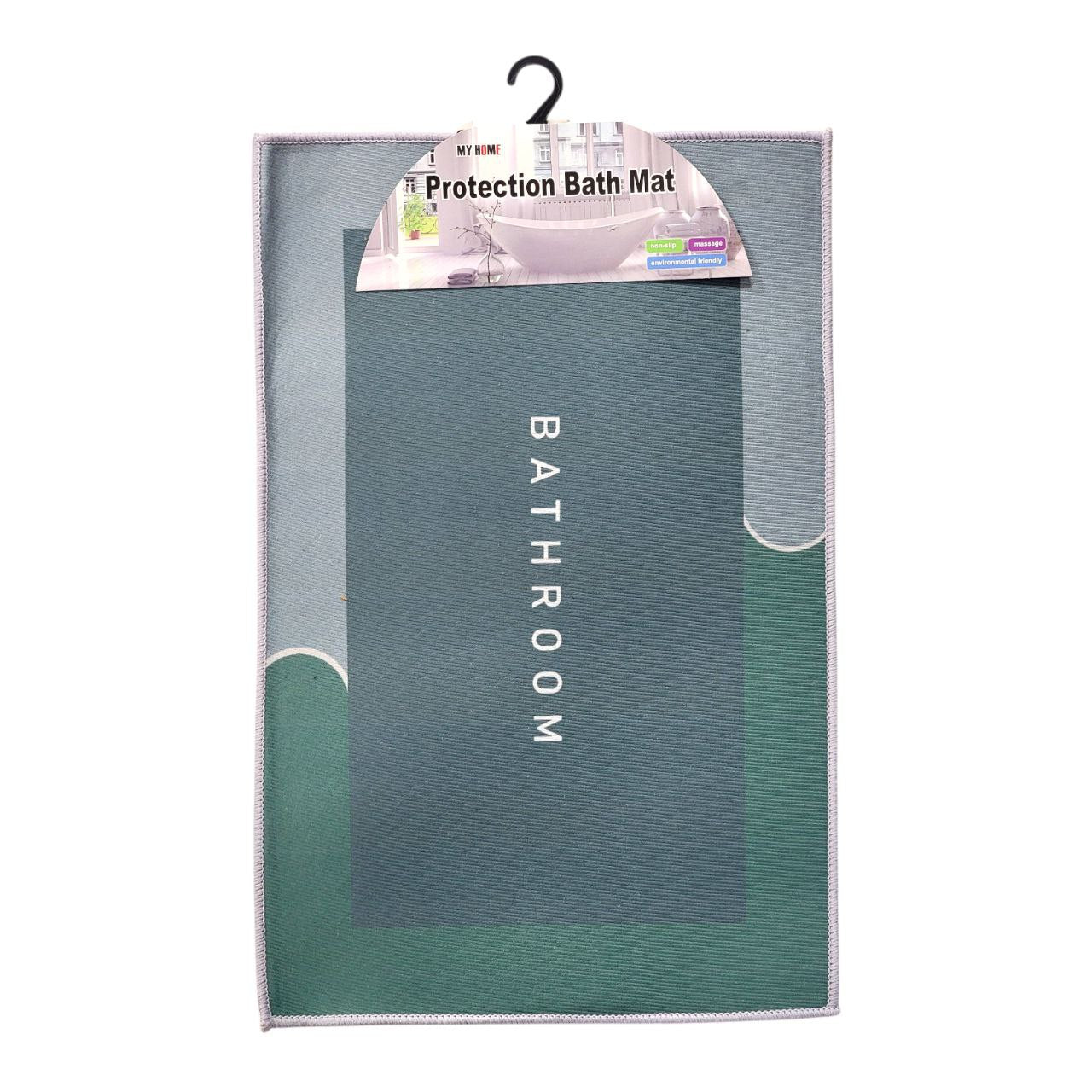 ALFOMBRA DE BAÑO ANTIDESLIZANTE MY HOME 39X49CM