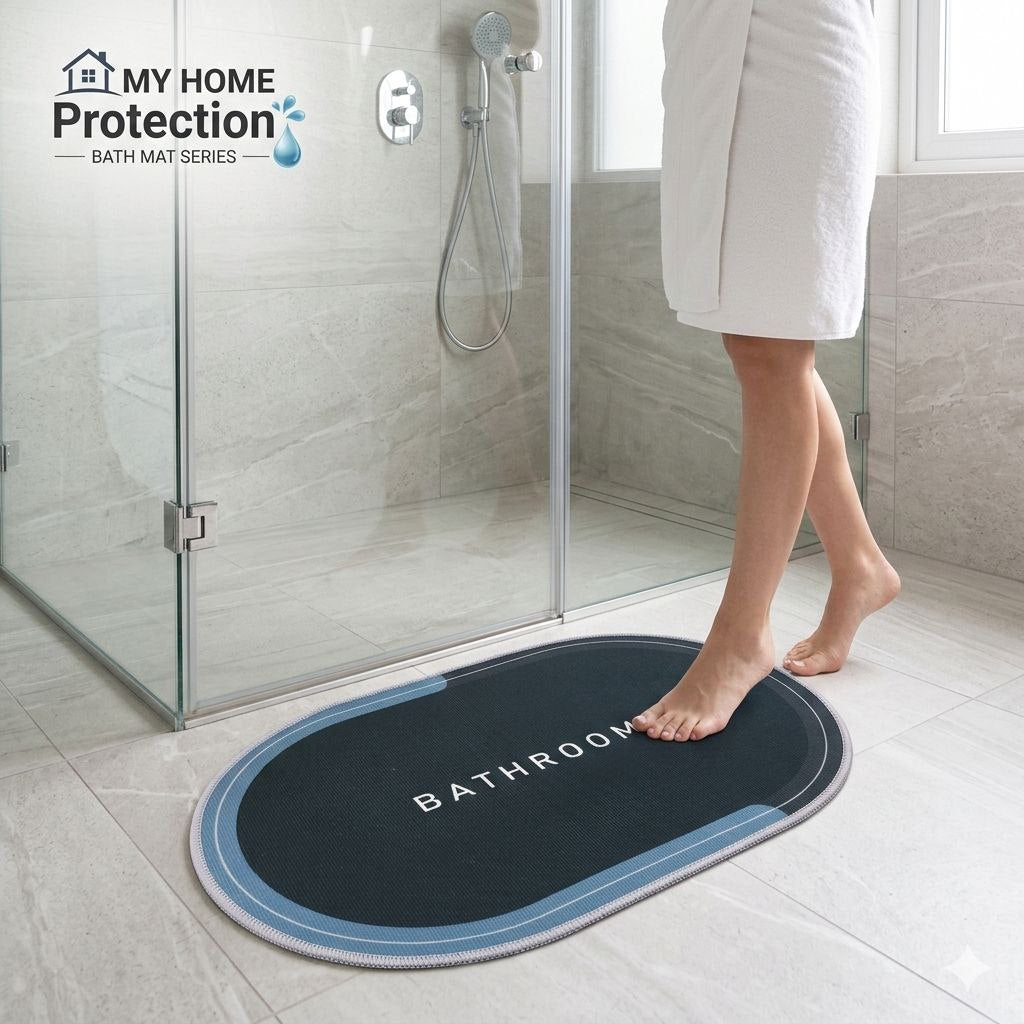 ALFOMBRA DE BAÑO ANTIDESLIZANTE MY HOME 39X49CM