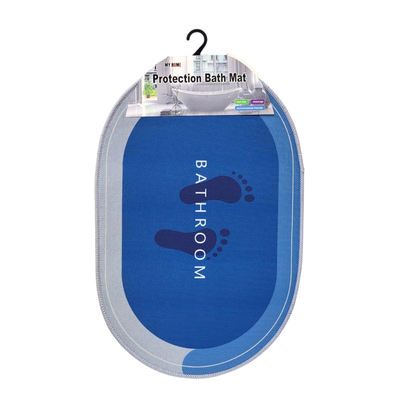 ALFOMBRA DE BAÑO ANTIDESLIZANTE MY HOME 39X49CM