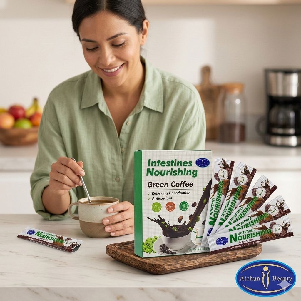 SUPLEMENTO ALIMENTICIO CAFE VERDE FUNCIONAL PARA EL ESTREÑIMIENTO 10UND AICHUN BEAUTY