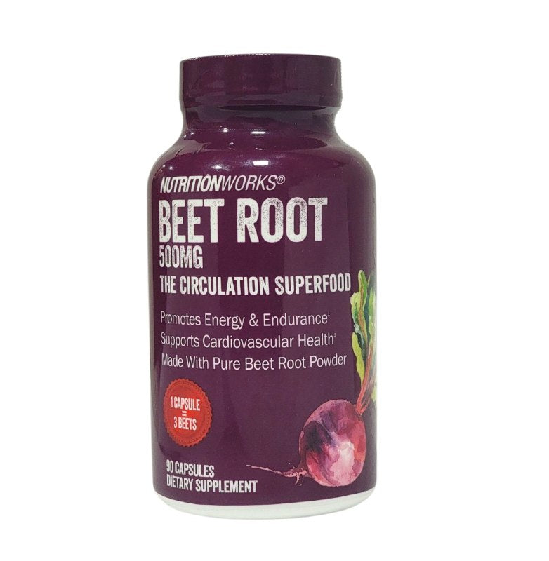 VITAMINAS EN CAPSULAS DE RAIZ DE REMOLACHA PARA LA CIRCULACION Y ENERGIA NUTRITION 90UND