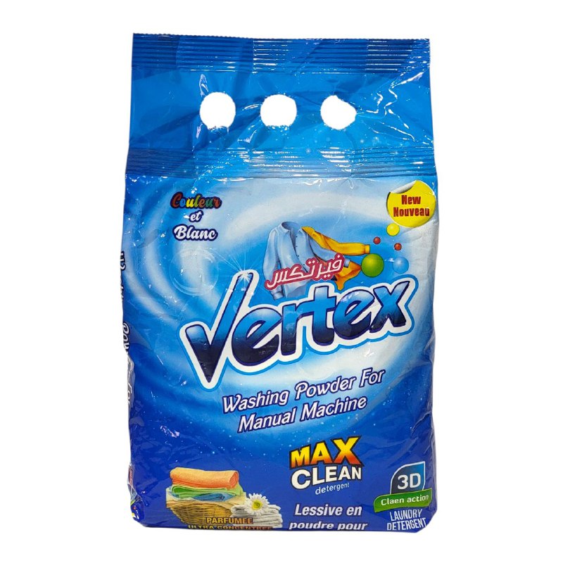 DETERGENTE ACE EN POLVO PARA LAVADORA LAVAR ROPA MANUAL MAXIMA LIMPIEZA PARA ROPA BLANCA Y DE COLOR VERTEX 220ML