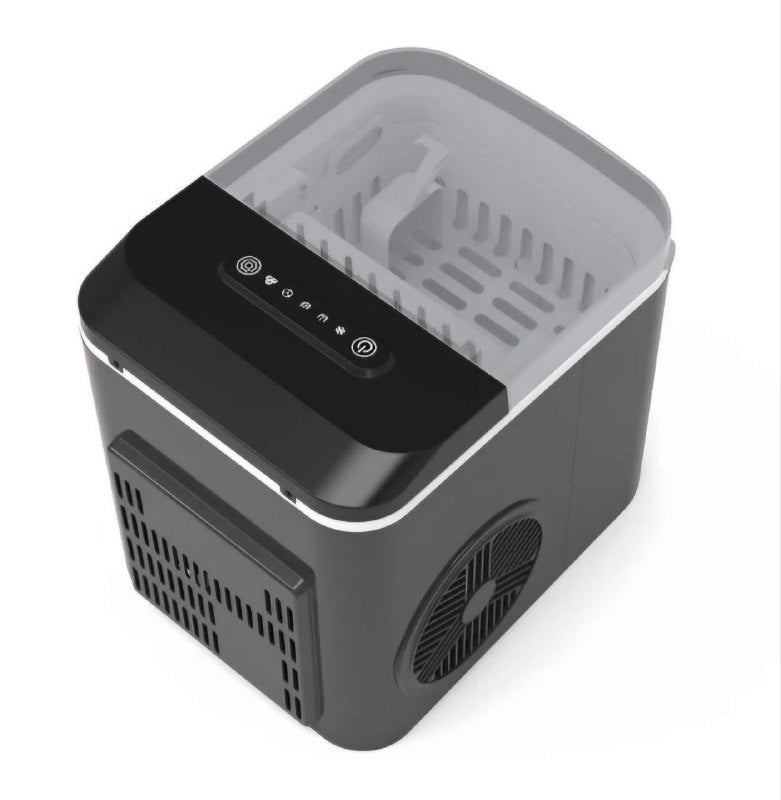 MAQUINA TRITURADORA DE HIELO DOS TAMAÑOS DE CUBITOS, AUTOLIMPIEZA, FACIL DE USAR, HASTA 26LBS DE HIELO CREA SOKANY ICE MAKER SK-03038