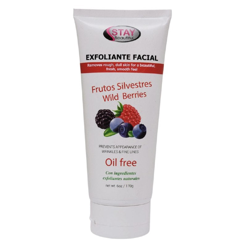 LIMPIADOR FACIAL EXFOLIANTE DE FRUTOS SILVESTRES REFRESCANTE STAY BEAUTIFUL 170G