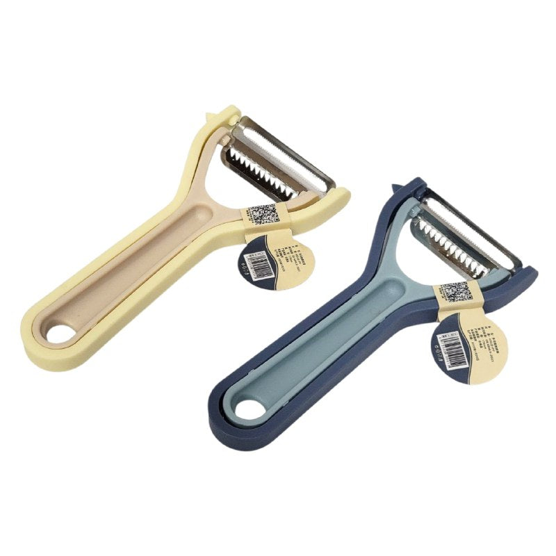 PELADOR DE VERDURAS DE ACERO INOXIDABLE DE ALTA CALIDAD LUCKY HOME 2 ESTILOS 8X17CM