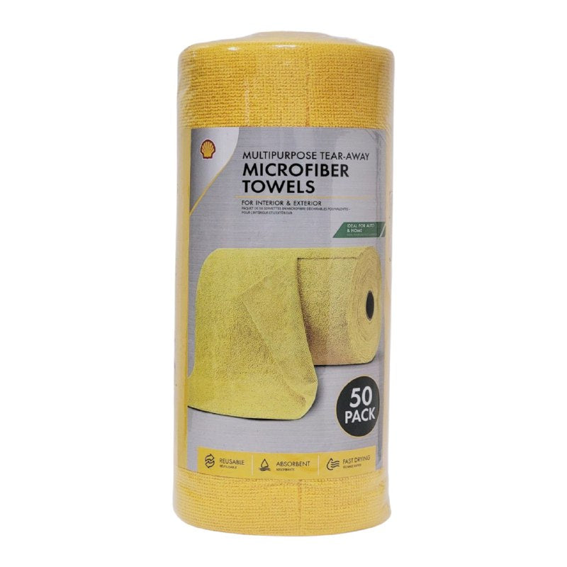 TRAPO DE MICROFIBRA MULTIUSOS EN PAQUETE DE 50 PIEZAS MULTIPURPOSE 28X28CM