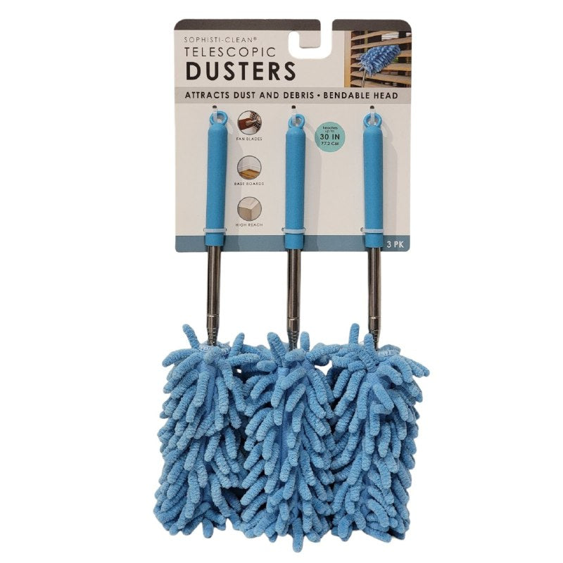 SET DE PLUMEROS TELESCOPICOS DE MICROFIBRA 3PCS SOPHISTI-CLEAN