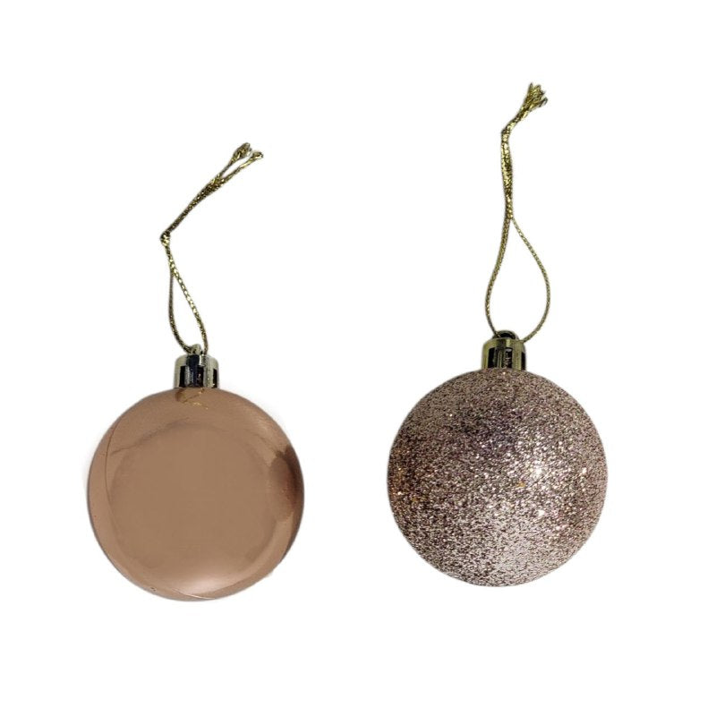 DECORACION ADORNO NAVIDEÑO PAQUETE DE 20 BOLAS DECORATIVAS, 5CM IDEALES PARA DARLE UN TOQUE UNICO A TU ARBOL DE NAVIDAD