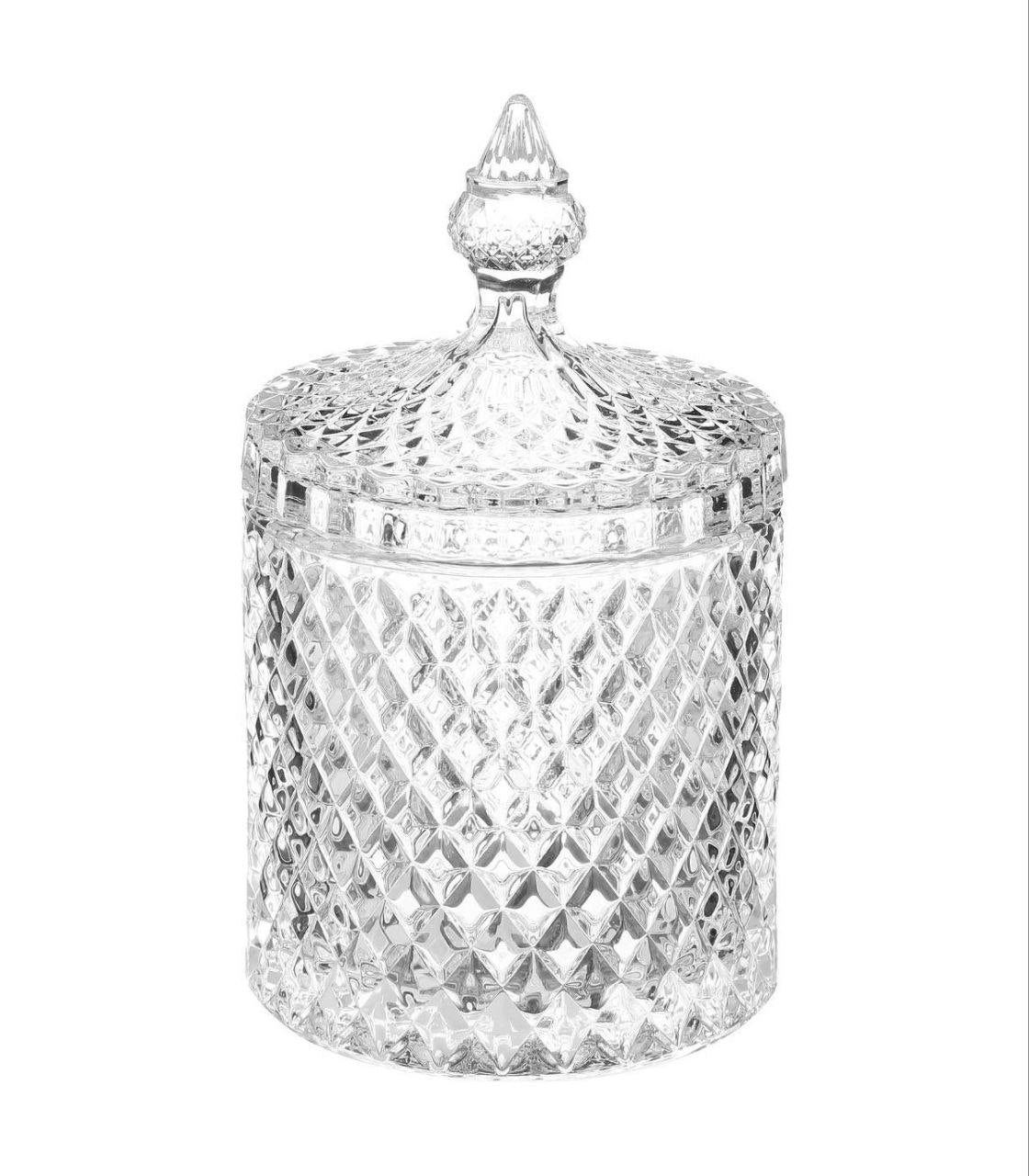 RECIPIENTE AZUCARERA DE CRISTAL 8X9CM DELI GLASS