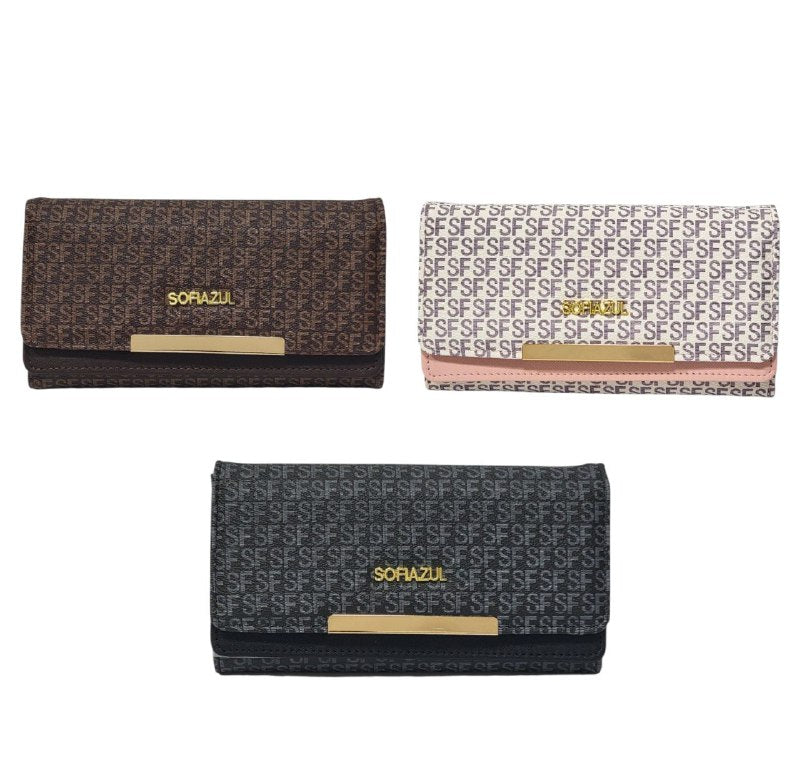 MONEDERO ECONÓMICO SOFIAZUL 3 COLORES, 19X10CM