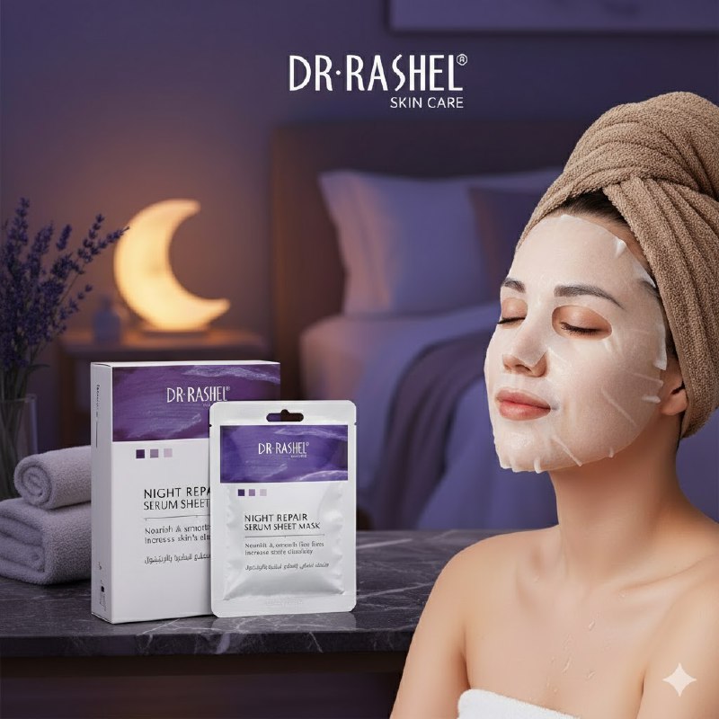 MASCARILLA FACIAL DE NOCHE DE RETINOL Y COLAGENO HIDRATANTE REAFIRMANTE 25GX10UND, TRATAMIENTO INTENSIVO QUE MEJORA VISIBLEMENTE LA FIRMEZA Y EL TONO DE LA PIEL DEJANDOLA TENSA Y SUAVE DR RASHEL