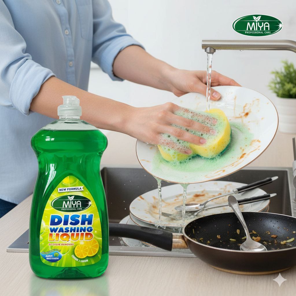 LIMPIADOR EN LÍQUIDO PARA LAVAR PLATOS MIYA 750ML