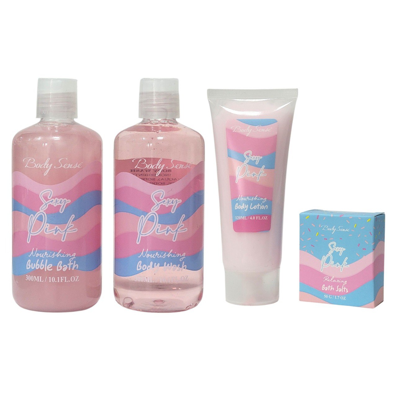 SET DE CUIDADO CORPORAL DE BAÑO 4PCS BODY SENSE