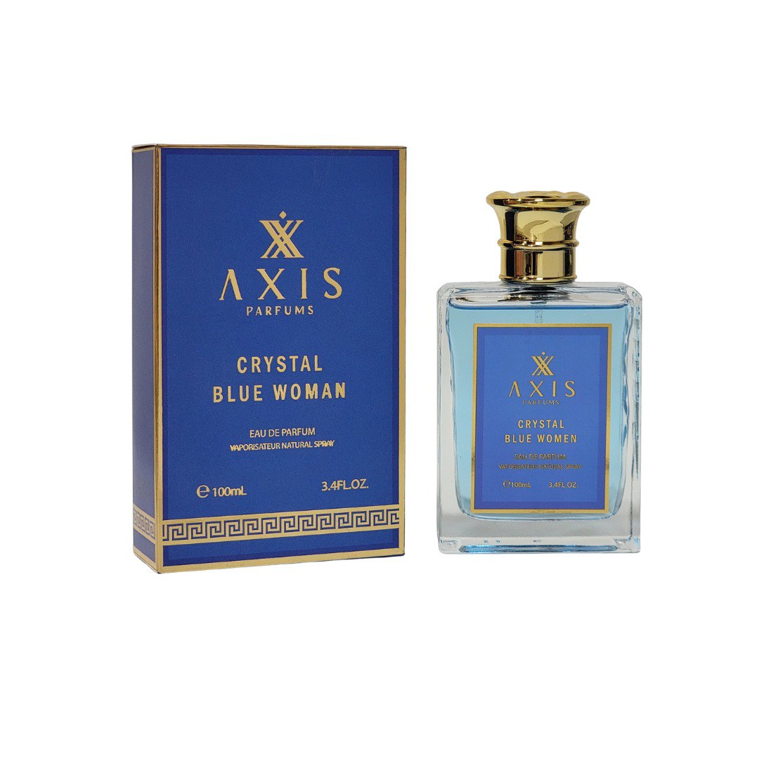AXIS PARFUMS CRYSTAL BLUE WOMAN EDP 100ML (M) (AROMA SIMILAR VERSACE DYLAN BLUE)