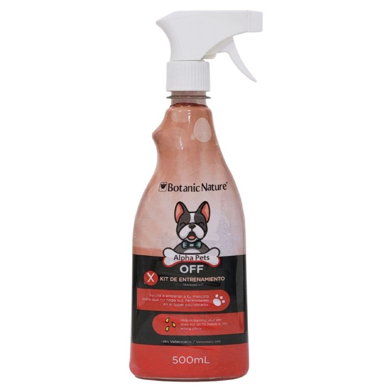 SPRAY DE ENTRENAMIENTO PARA EDUCAR PERROS BOTANIC NATURE ALPHA PETS 500ML