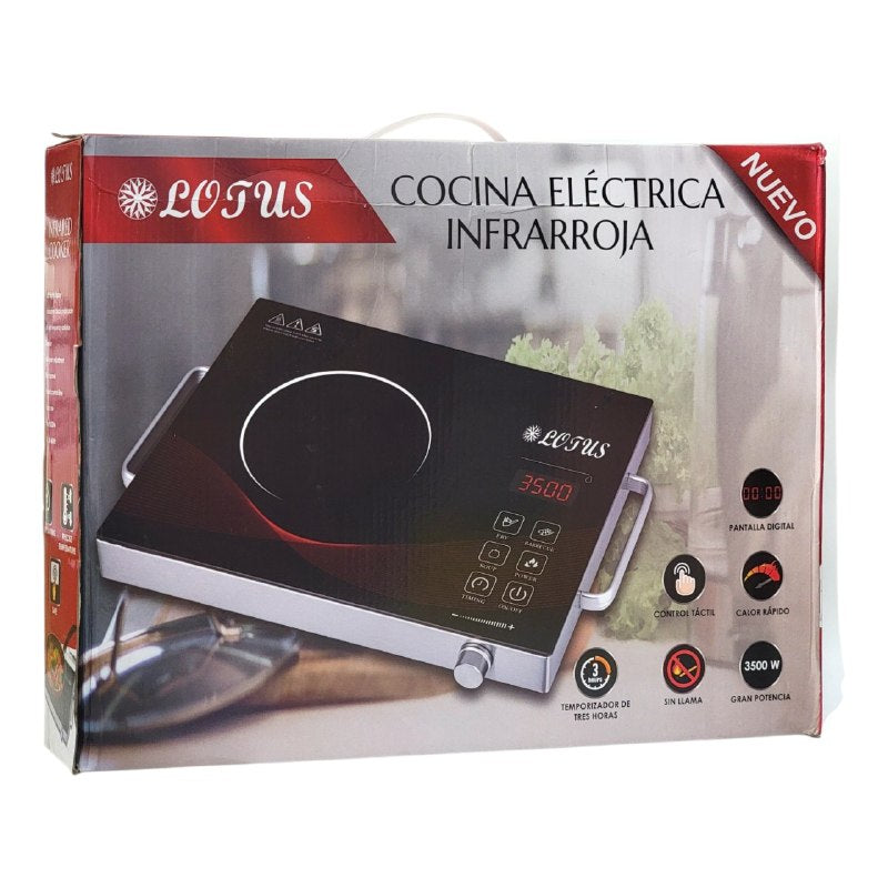 MAQUINA COCINA ELECTRICA INFRARROJA LOTUS 36X30CM