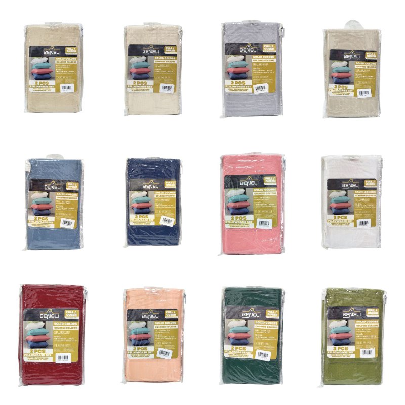 FUNDAS PARA ALMOHADAS 2PCS BENELI HOME 50X76CM