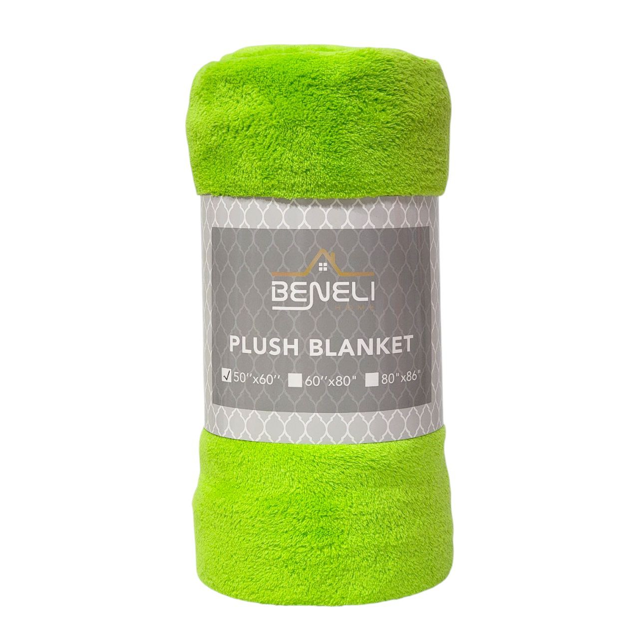 COBIJA MANTA DE VELLÓN SÚPER SUAVE BENELI HOME 127X152CM