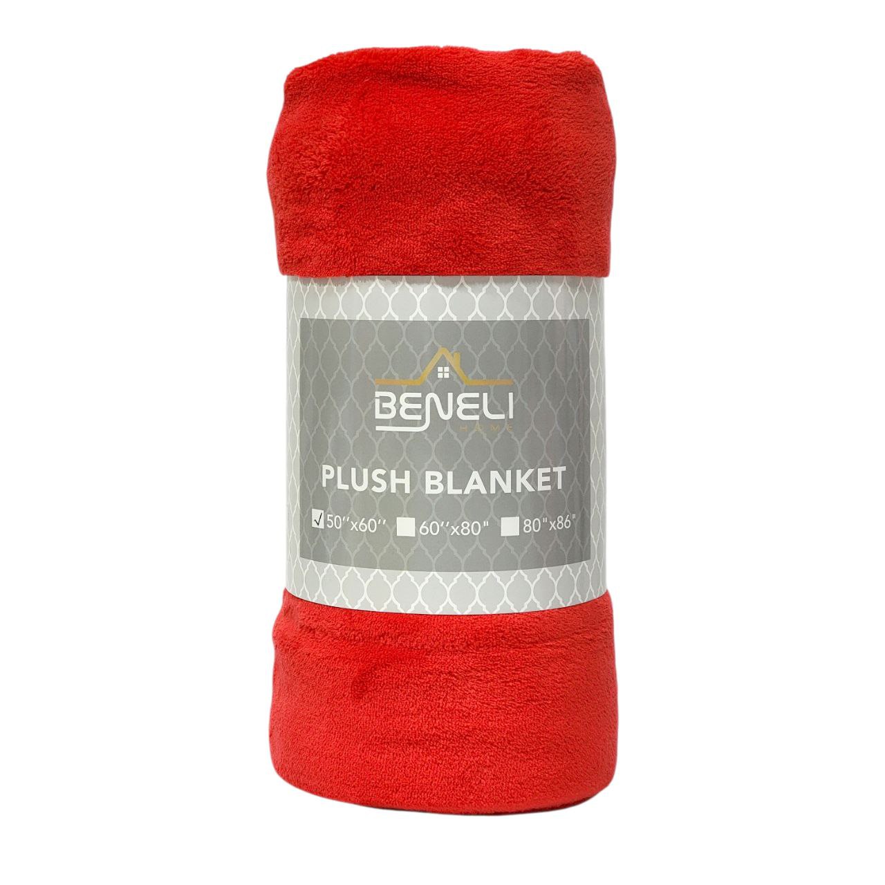 COBIJA MANTA DE VELLÓN SÚPER SUAVE BENELI HOME 127X152CM