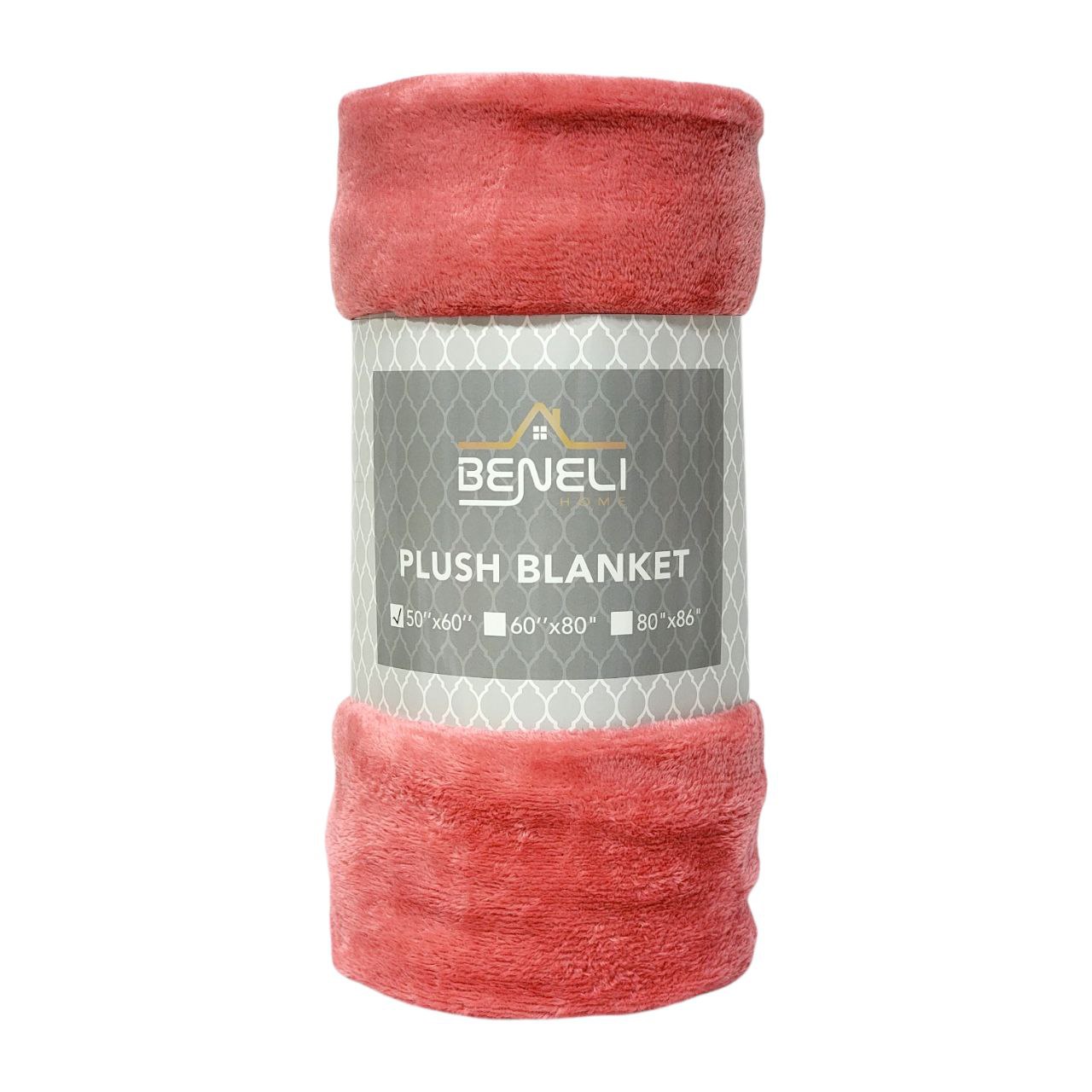 COBIJA MANTA DE VELLÓN SÚPER SUAVE BENELI HOME 127X152CM