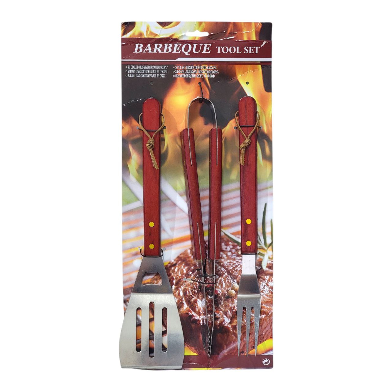 SET DE UTENSILIOS PARA BARBACOA BENELI HOME 37CM X 3PCS