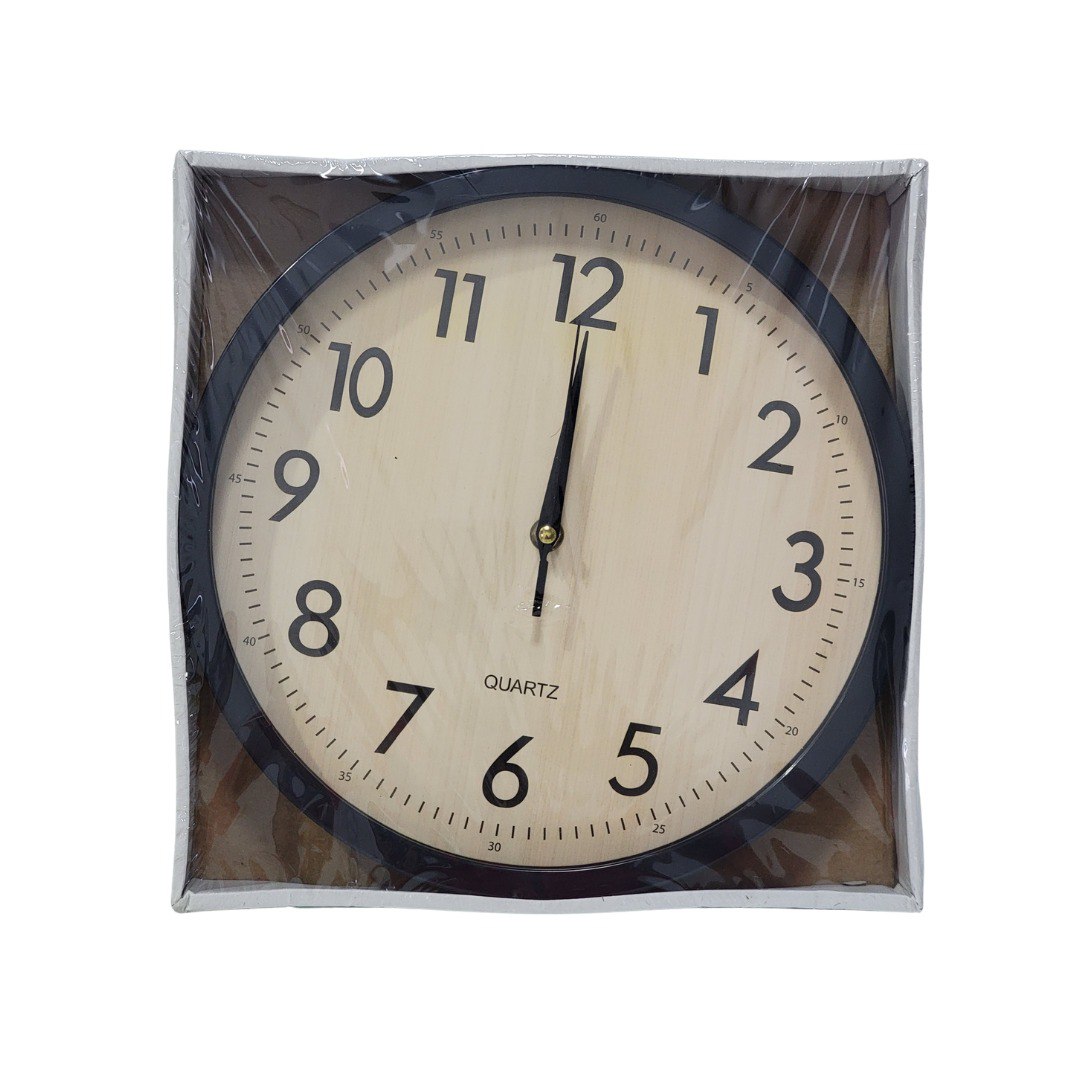 DECORACION RELOJ DE PARED QUARTZ 29CM