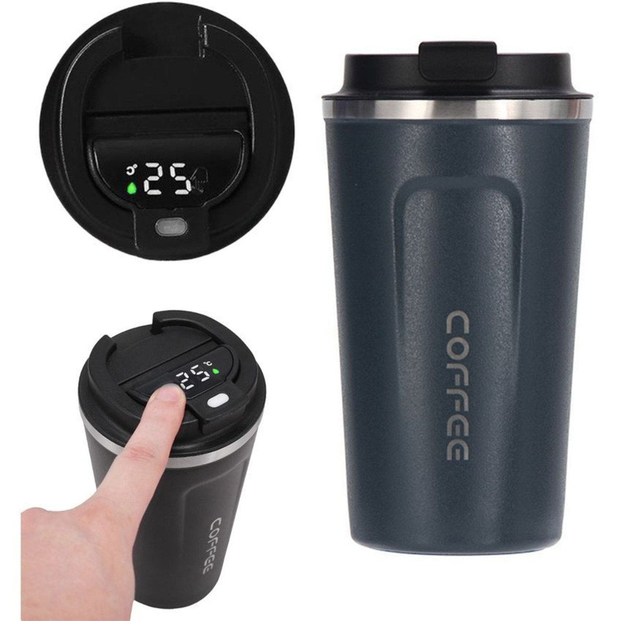 TERMO DE VACÍO DE ACERO INOXIDABLE 18CM