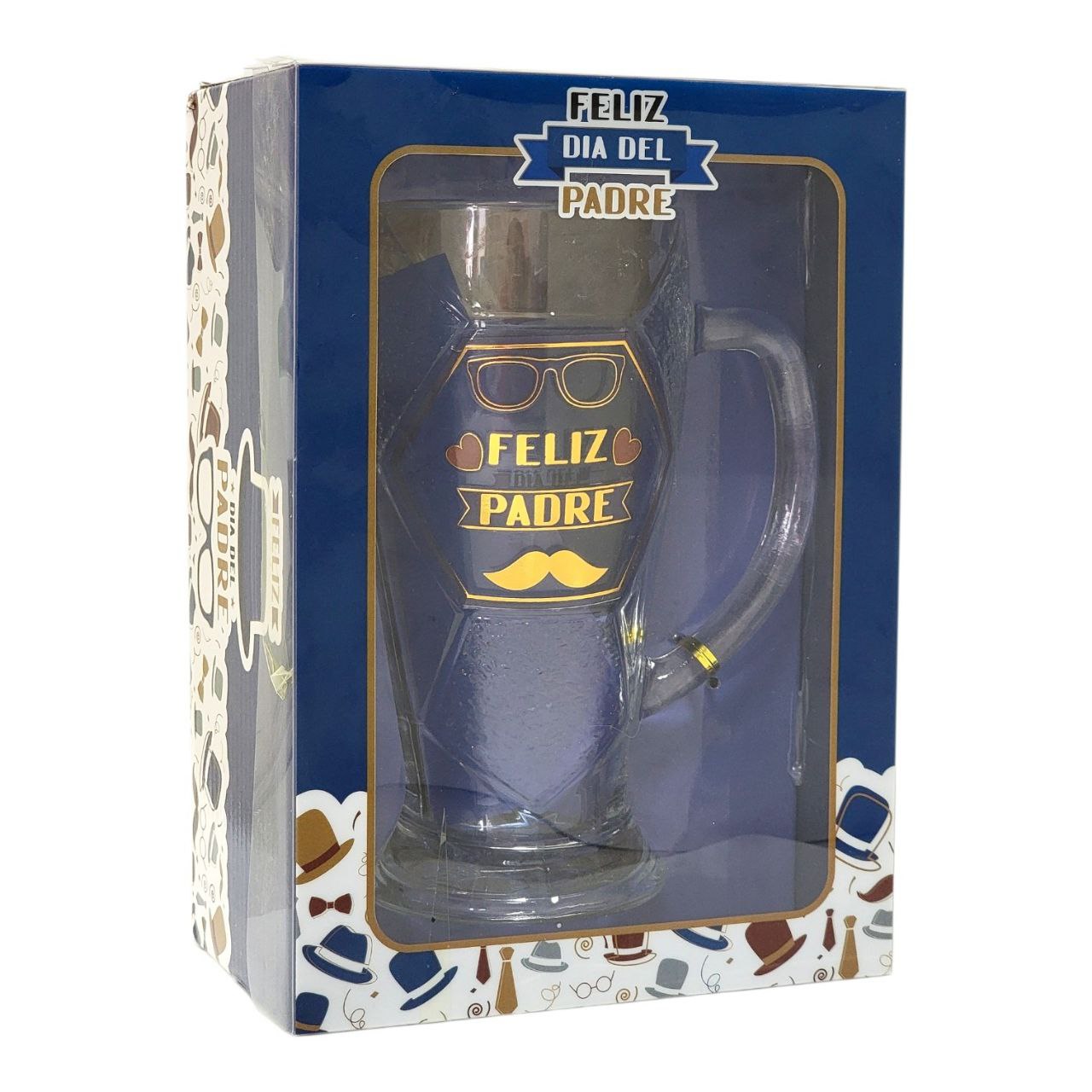 VASO JARRA CERVECERA PARA PAPÁ DE VIDRIO BENELI HOME