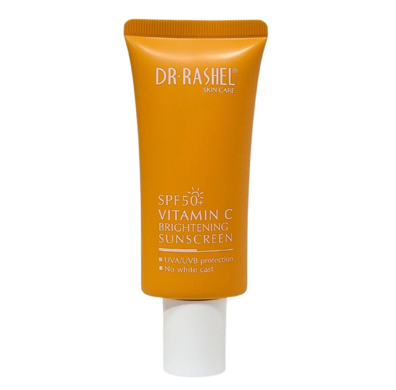 PROTECTOR SOLAR EN CREMA HIDRATANTE CON VITAMINA C 50G, SPF50 DEFINITIVA QUE COMBINA TRATAMIENTO, HIDRATACION Y PROTECCION SOLAR AVANZADA DEJANDO LA PIEL SUAVE DR RASHEL