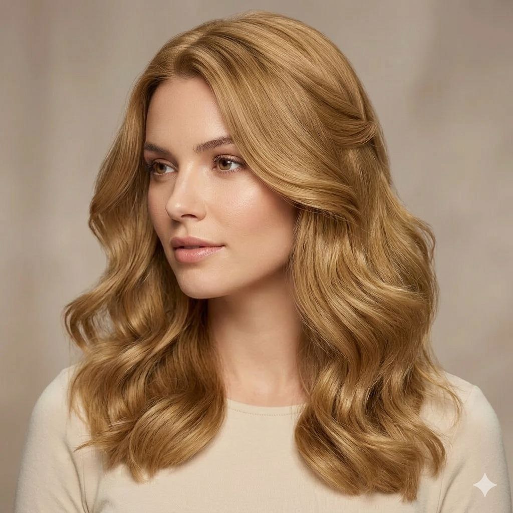 TINTE PERMANENTE PARA EL CABELLO EN CREMA RUBIO CLARO LIGERAMENTE DORADO 8.03 1+1 TEC ITALY 90ML