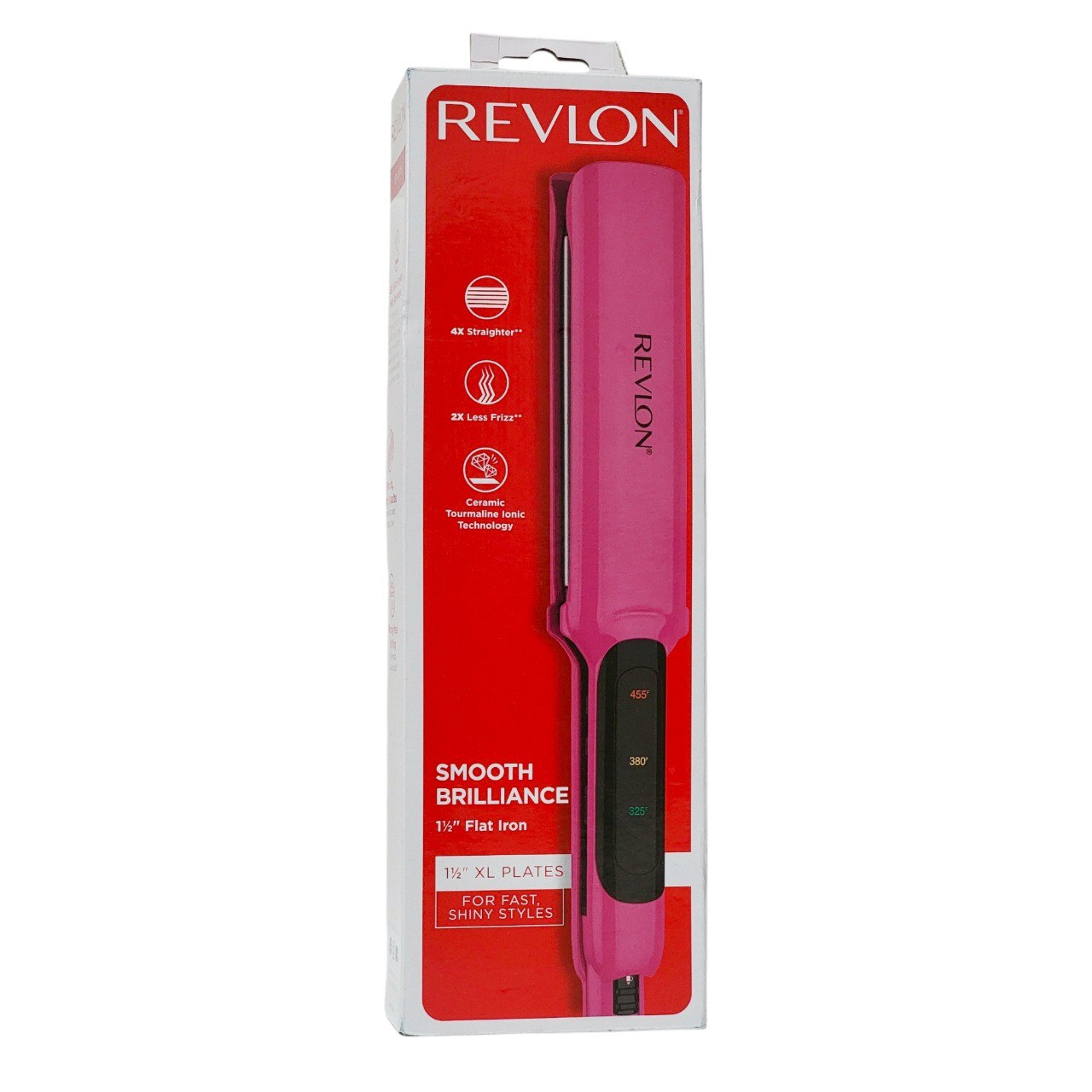 PLANCHA PARA EL CABELLO CON PLACAS EXTRA LARGAS SMOOTH BRILLIANCE REVLON