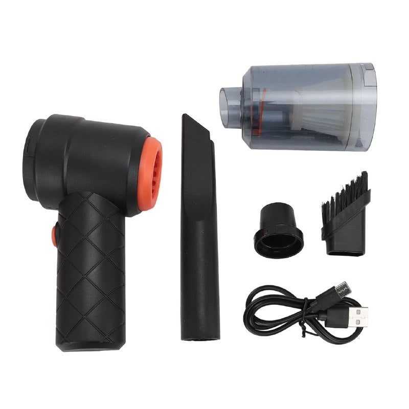 MAQUINA ASPIRADORA DE MANO 2 EN 1, QUE COMBINA SOPLADO Y SUCCION EN UN DISEÑO PORTATIL