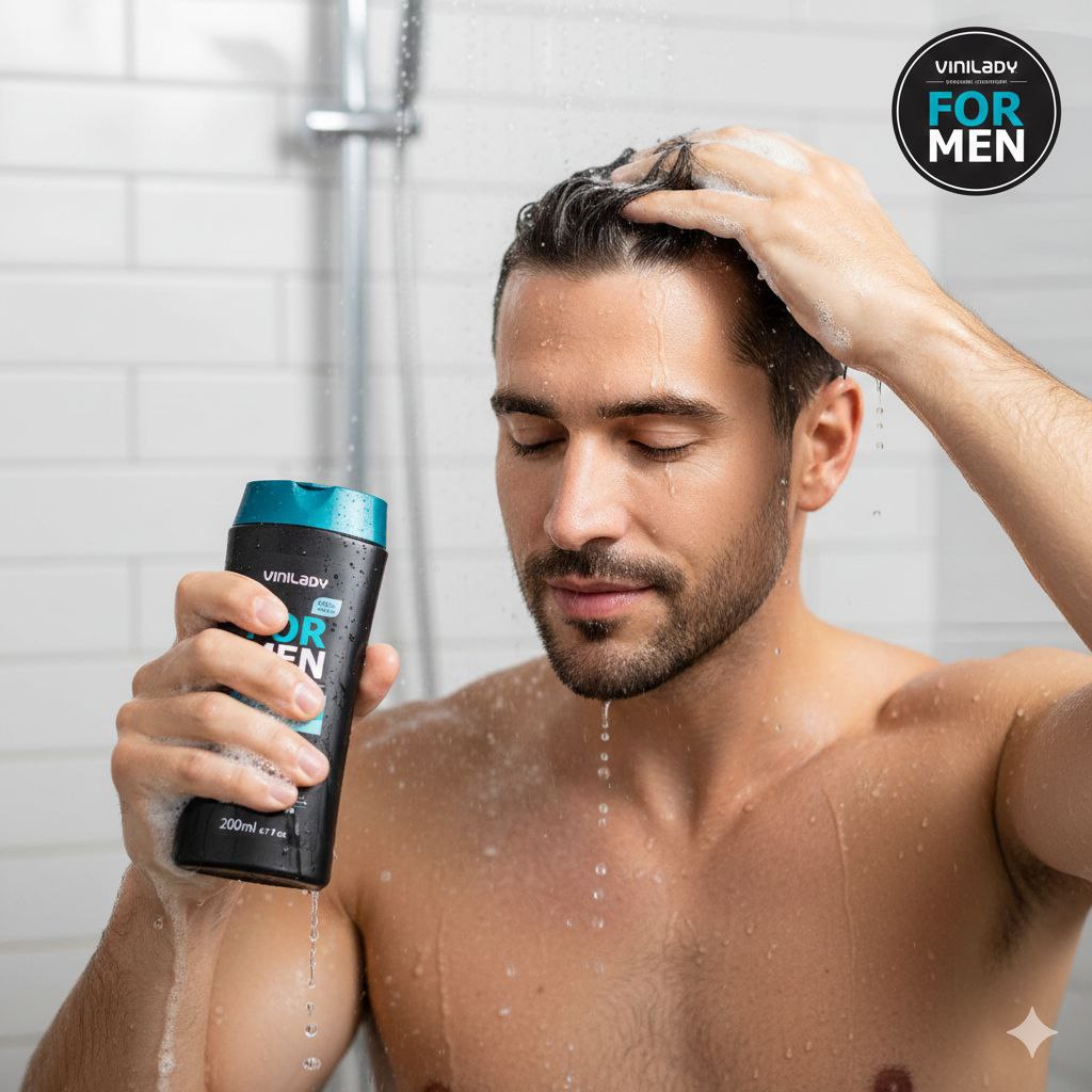SHAMPOO MULTIFUNCIONAL PARA HOMBRE VINILADY FOR MEN 200ML