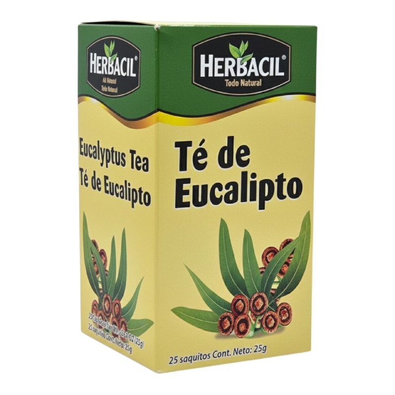 TE DE EUCALIPTO NATURAL QUE ALIVIA EL RESFRIADO Y GRIPE HERBACIL 25UND
