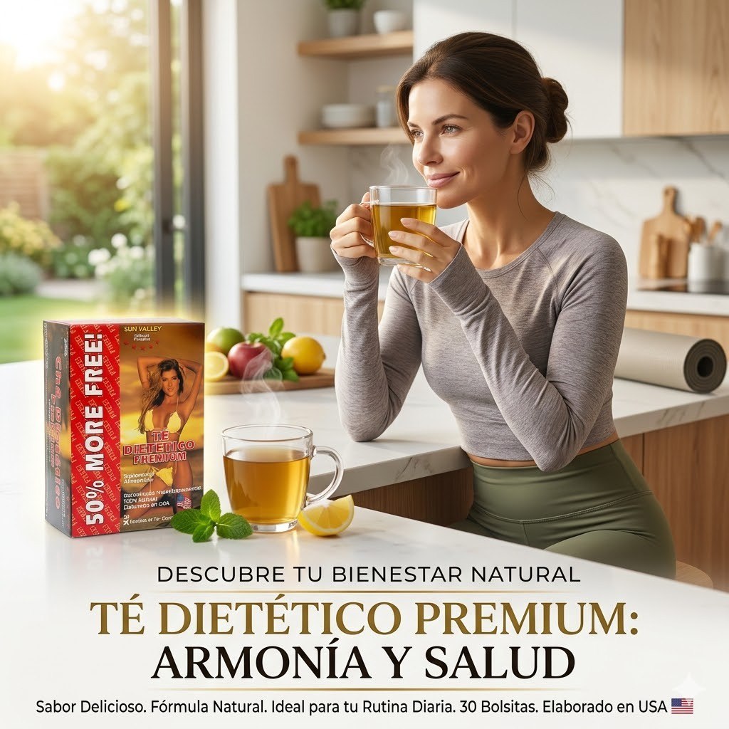 TE DIETETICO PREMIUM PARA APOYO METABOLICO Y DESINTOXICACION 30UND SUN VALLEY NATURAL PRODUCTS 90G