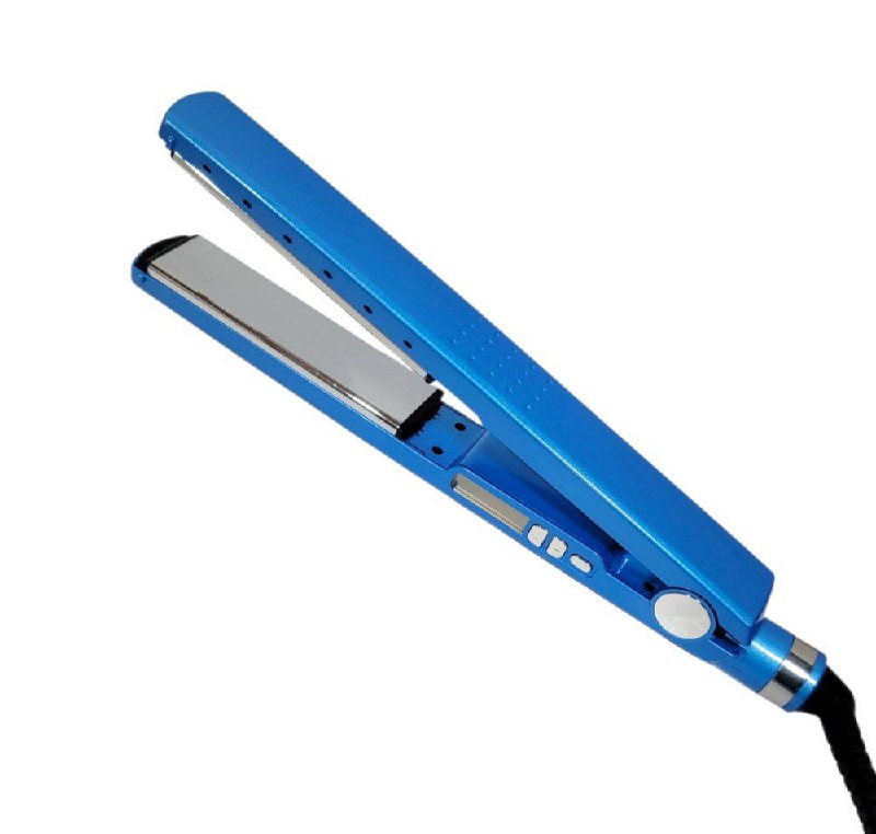 PLANCHA PARA EL CABELLO, RIZADORA Y PEINE, 450 GRADOS, AJUSTES DE TEMPERATURA LED IONICO DIGITAL, MAXIMO CALOR, ALISADO SUAVE SIN DAÑARLO NANO TITANIUM