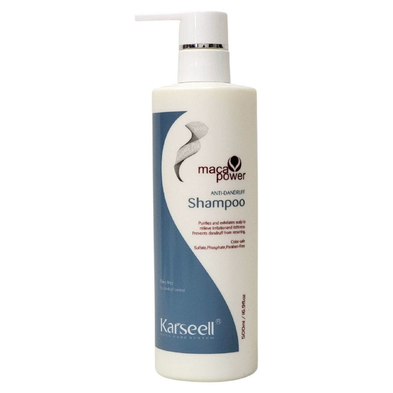 SHAMPOO ANTICASPA ALIVIA IRRITACION Y PICOR MACA POWER KARSEELL 500ML