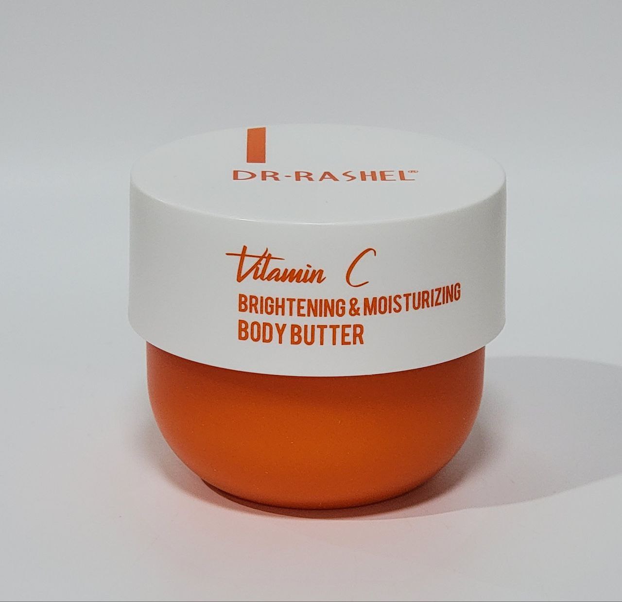 EXFOLIANTE CORPORAL MANTECA CORPORAL ILUMINADORA E HIDRATANTE CON VITAMINA C, SUAVIZA Y ALISA LA PIEL SECA Y AGRIETADA DR RASHEL BODY CARE 250G