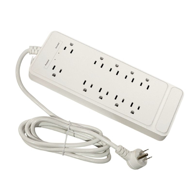 REGLETA EXTENSION ENCHUFE, REGLETA ELECTRICA CON MULTIPLES TOMAS, PROTECCION CONTRA SOBRETENSIONES PARA EL HOGAR Y OFICINA V-TEG