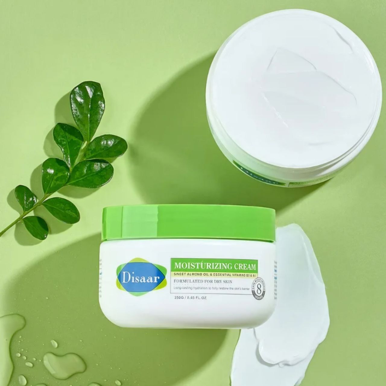 CREMA CORPORAL HIDRATANTE PARA PIEL SECA CON ACEITE DE ALMENDRAS DULCES NIACINAMIDA Y PANTENOL DISAAR 250G